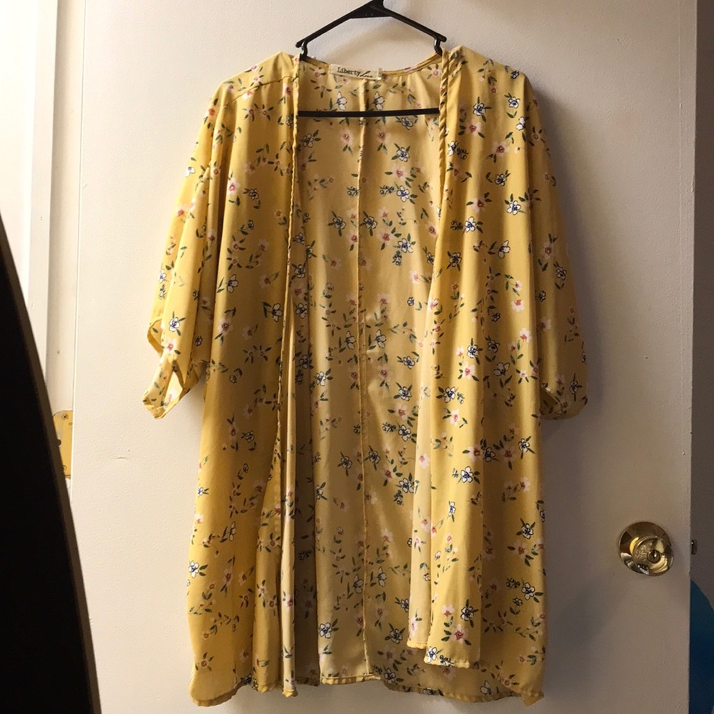 Spring floral cardigan